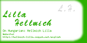 lilla hellmich business card